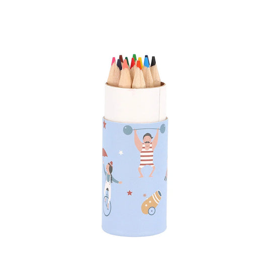 Pencil Colours in a Tube, 12-Pack - Circus Show