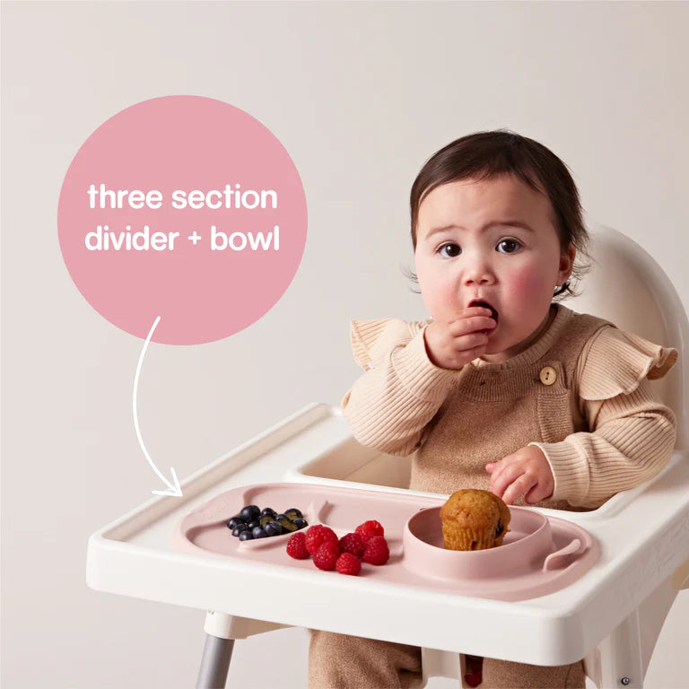 b.box Roll + Go Mealtime Mat - Blush