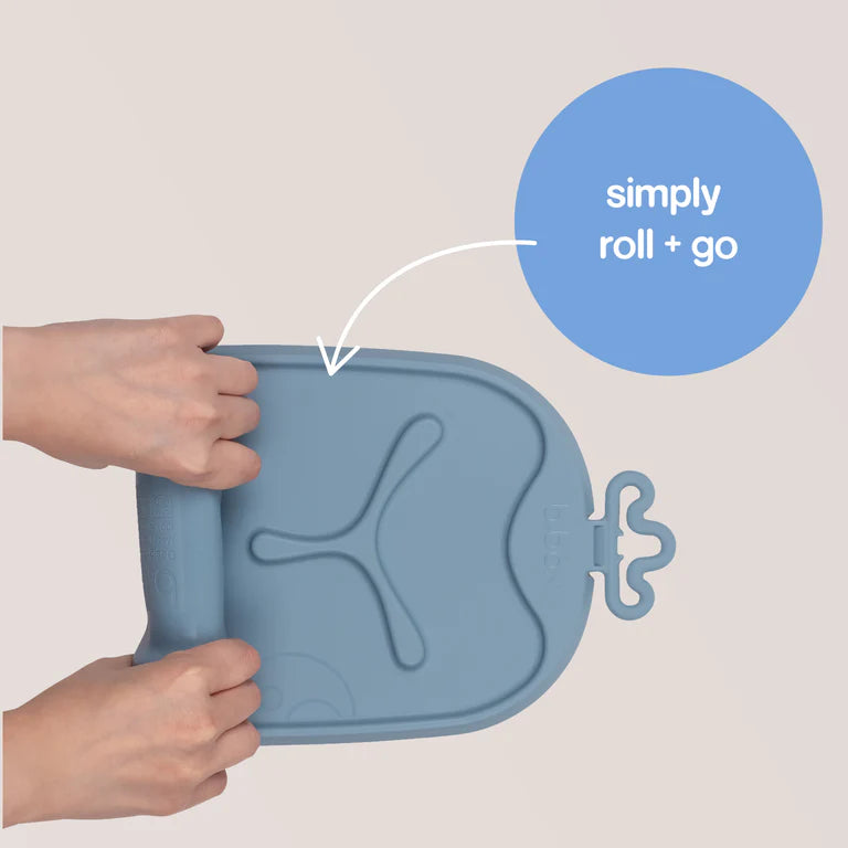 b.box Roll + Go Mealtime Mat - Ocean