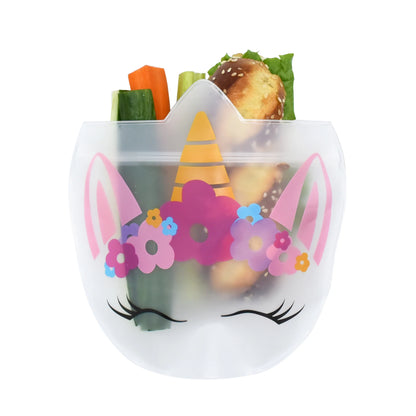Melii Reusable Snack Bags - Unicorn/Flower/ Rainbow