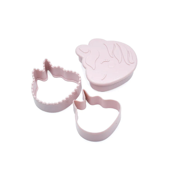 Melii 3-in-1 Sandwich Cutters - Cat/Unicorn