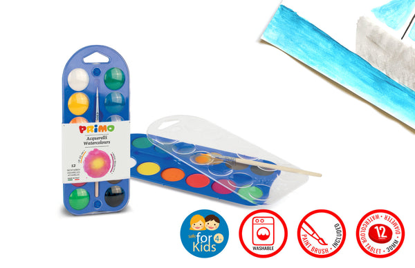 Primo Watercolours Set x12