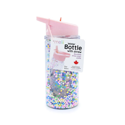 Melii Water Bottle with Straw 300ml - Foam Balls Girl