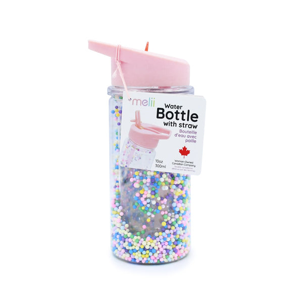 Melii Water Bottle with Straw 300ml - Foam Balls Girl