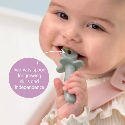 b.box weaning cutlery trio - sage