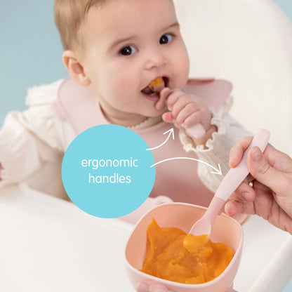 b.box weaning cutlery trio - sage