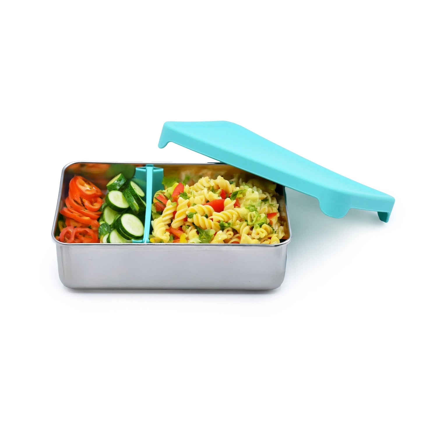 Melii Stainless Steel Lunchbox with Silicone lid - Blue