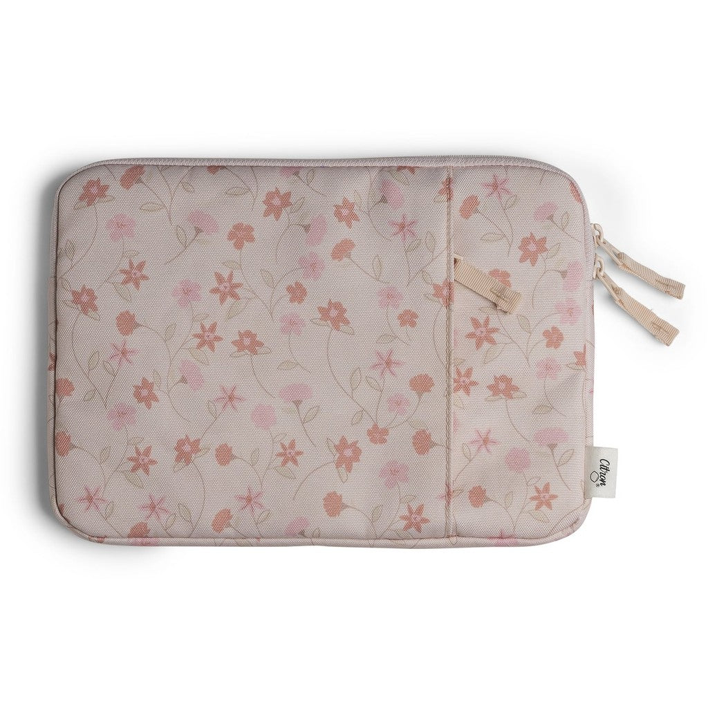 Protective Tablet Sleeve with zipper - Flowers