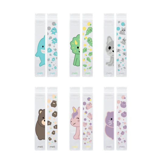 Reusable Ice Pop Freezie & Yogurt Tubes - 12 Pack Animal