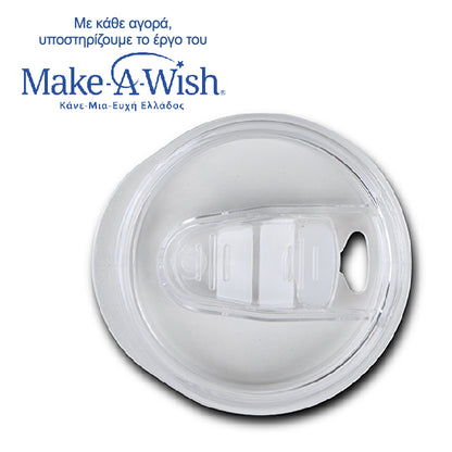 Stainless steel insulated travel mug with straw - Blue 360ml