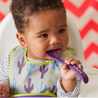 b.box spoon twin pack - purple/pink