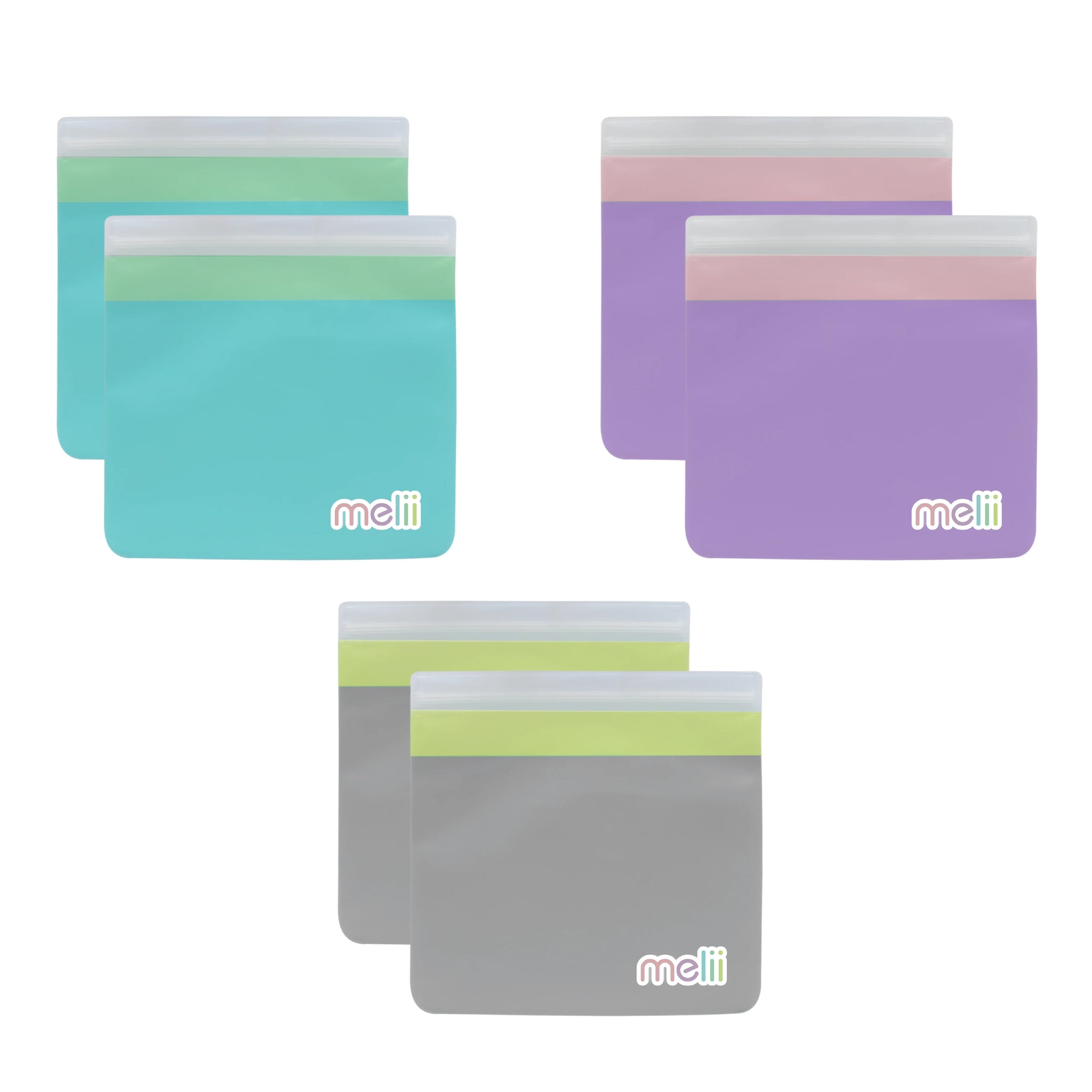 Melii Reusable Snack Bags - Contemporary