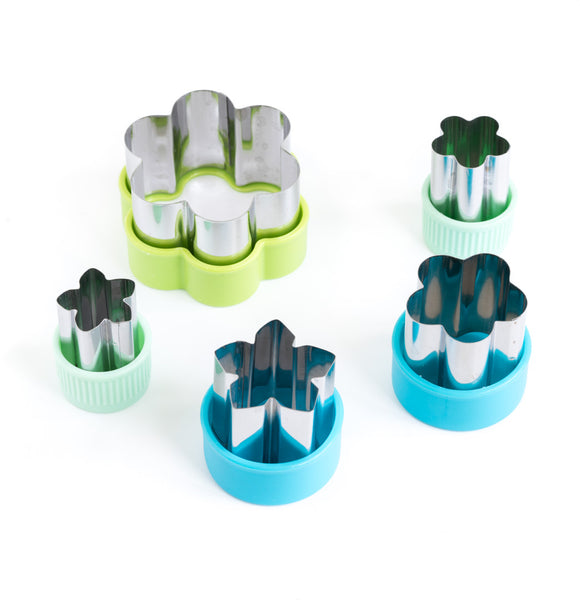 Stainless steel small cookie cutters - Flowers