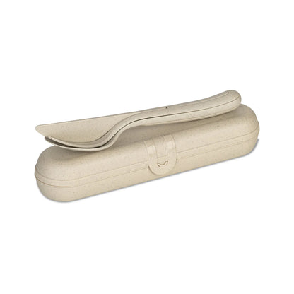 Cutlery Set with Case KLIKK READY - Desert Sand