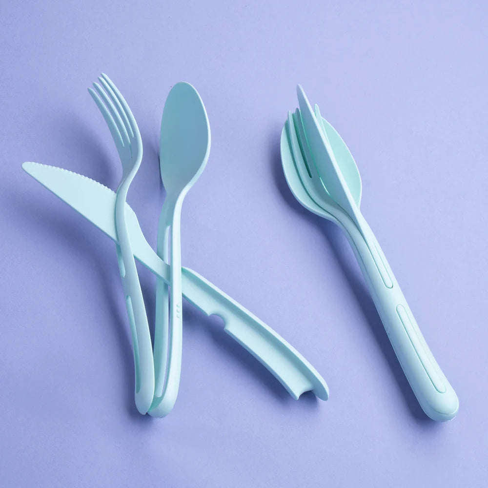 Cutlery Set 3 piece KLIKK - Sweet Green