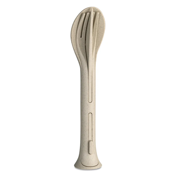 Cutlery Set 3 piece KLIKK POCKET - Desert Sand