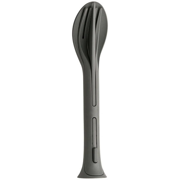 Cutlery Set 3 piece KLIKK POCKET - Ash Grey