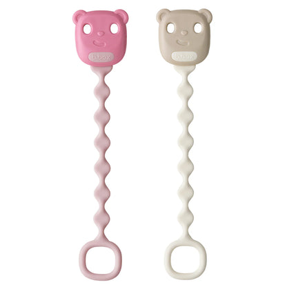 b.box Pacifier Clip - Blush+Vanilla