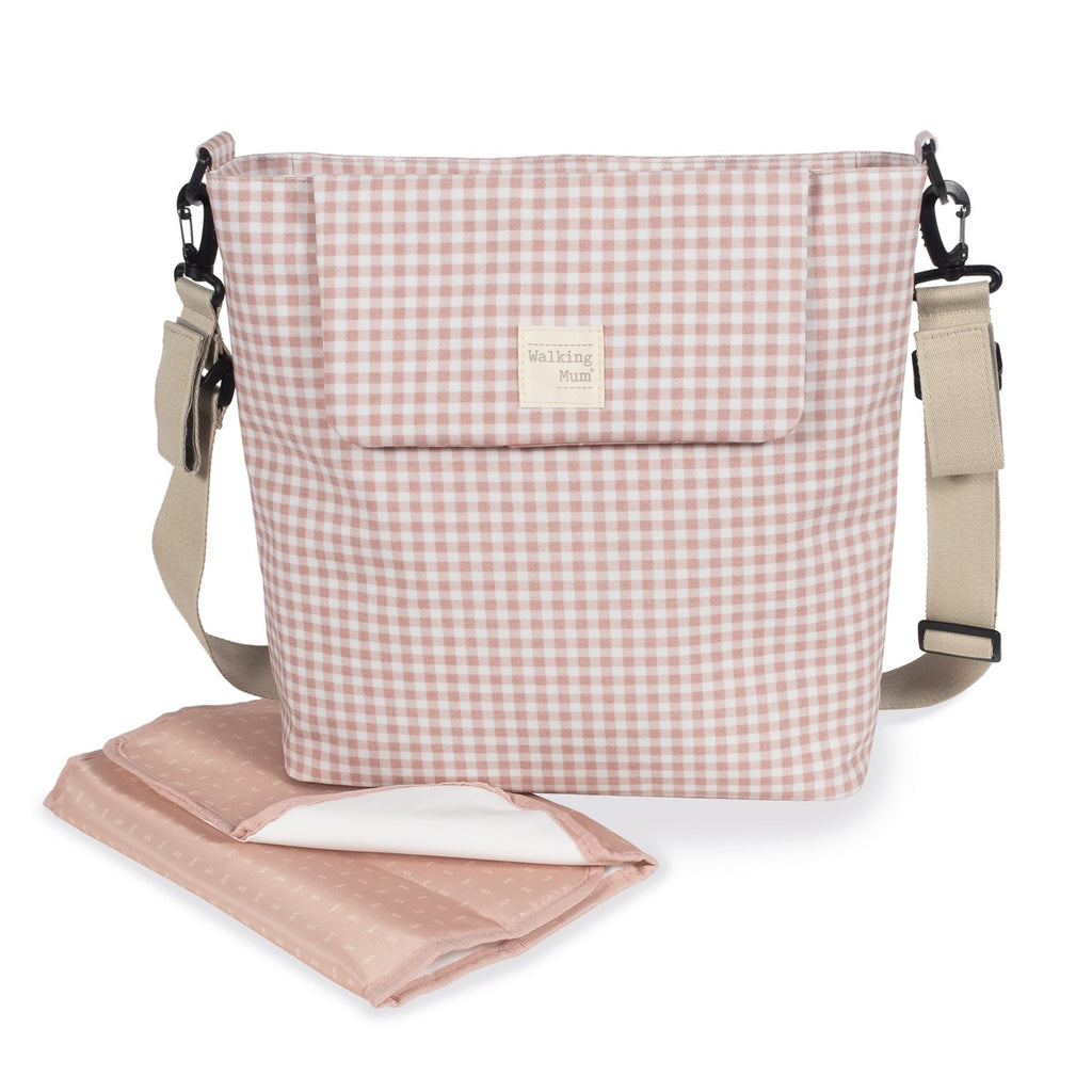 Walking Mum Changing Bag I love Vichy PINK – - Main Image