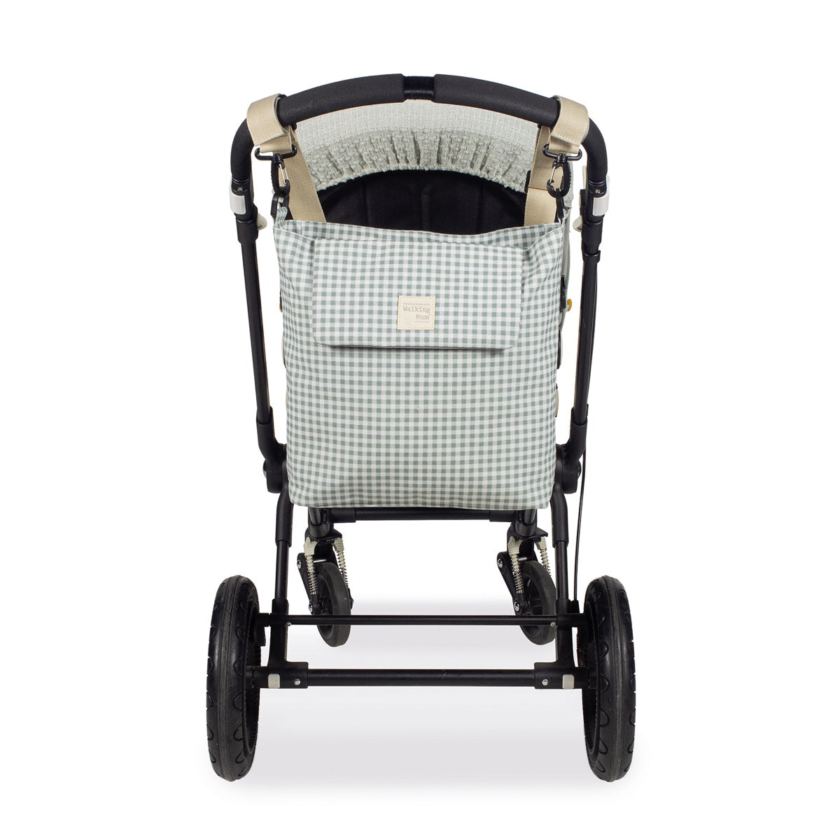 Walking Mum Changing Bag - I love Vichy GREEN