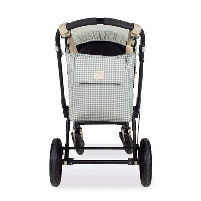 Walking Mum Changing Bag - I love Vichy GREEN