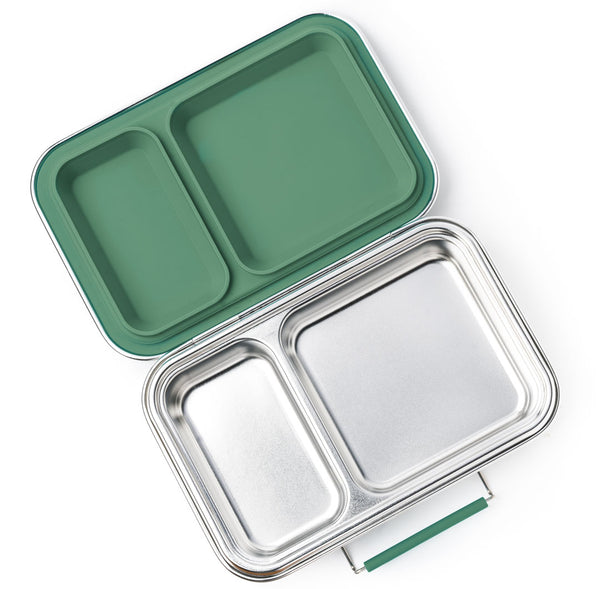 LEKKABOX Duo - Stainless steel lunch box - Forest