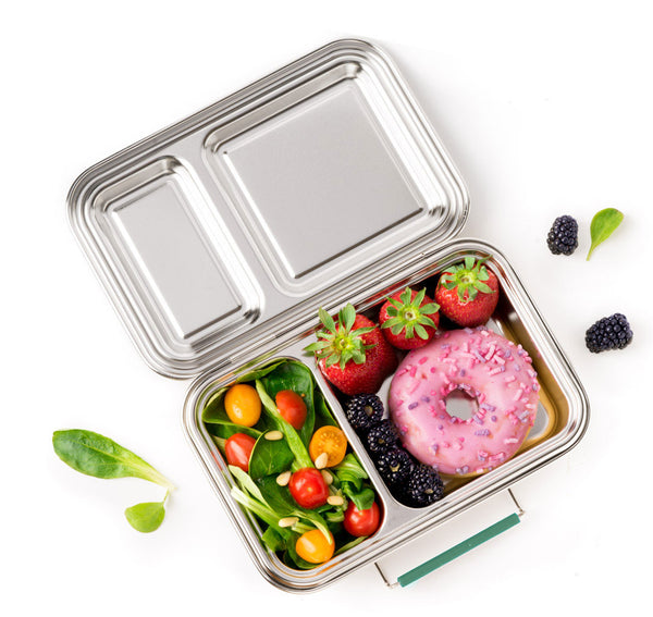 LEKKABOX Duo - Stainless steel lunch box - Forest
