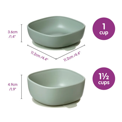 b.box suction bowl duo - ocean