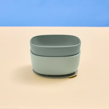 b.box suction bowl duo - sage