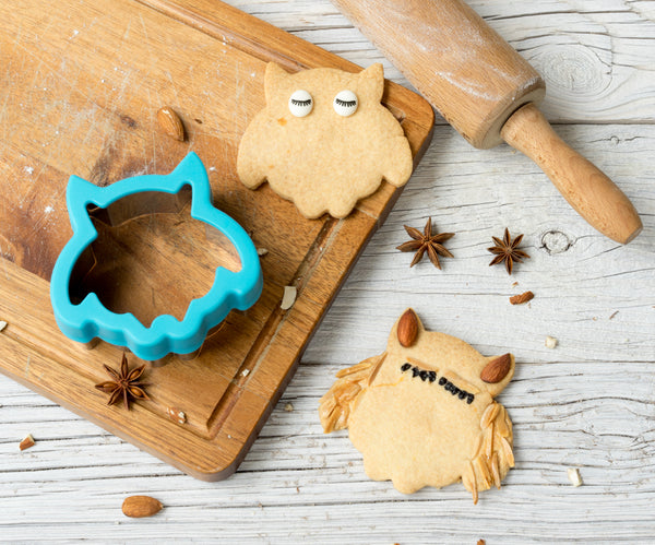 Stainless steel Sandwich Cutter Owls - set of 3