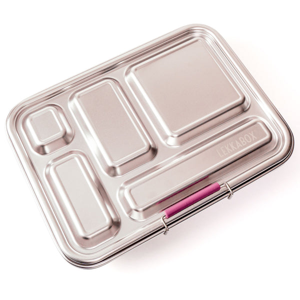 LEKKABOX GRANDE Stainless Steel Lunchbox - Berry
