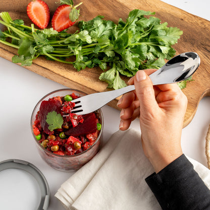 Lekkabox Stainless steel spork 19cm