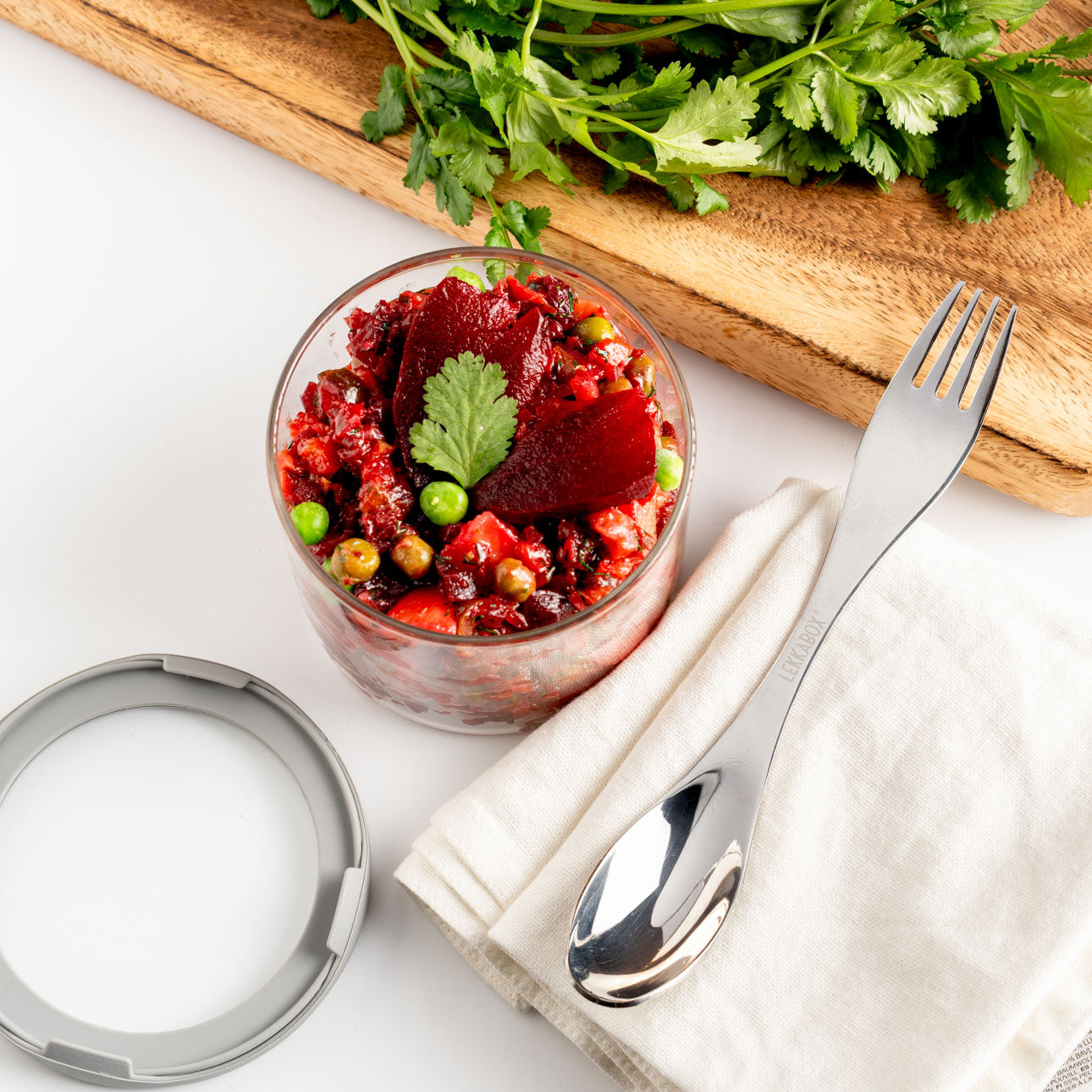Lekkabox Stainless steel spork 19cm