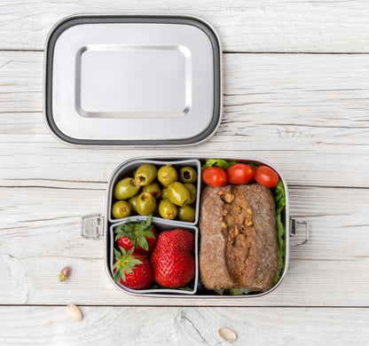 LEKKABOX Safe 800ml - Stainless Steel Lunchbox.