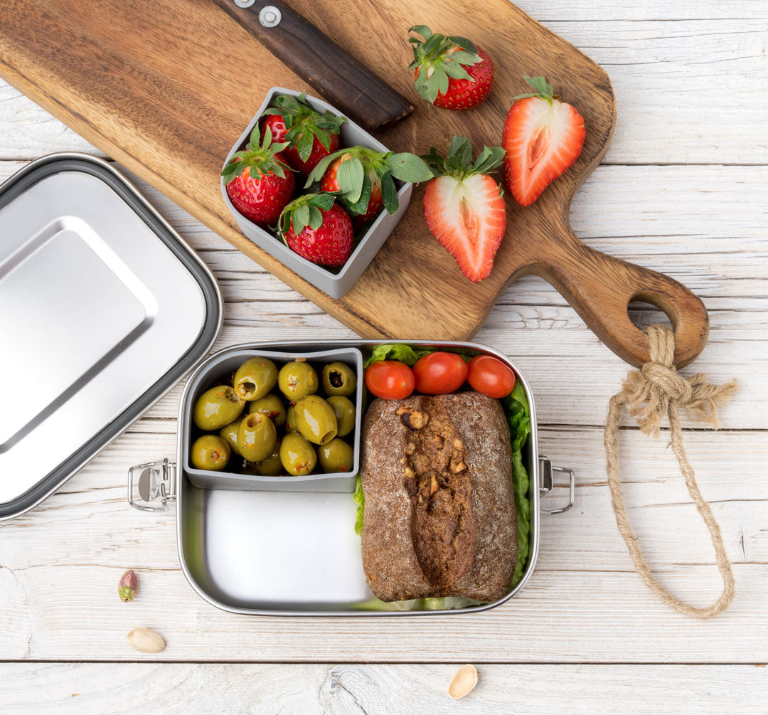 LEKKABOX Safe 800ml - Stainless Steel Lunchbox.