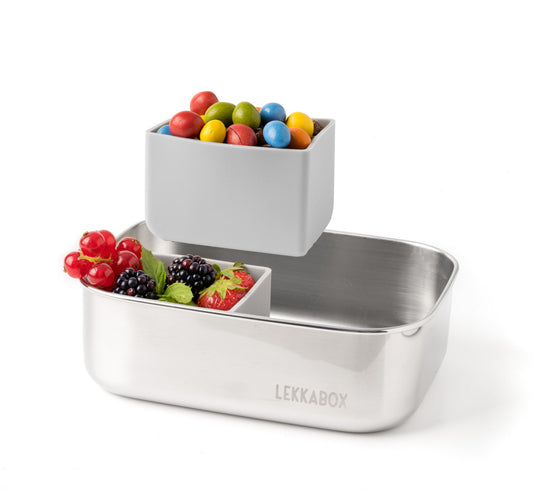 LEKKABOX Base Bento Cups - Grey