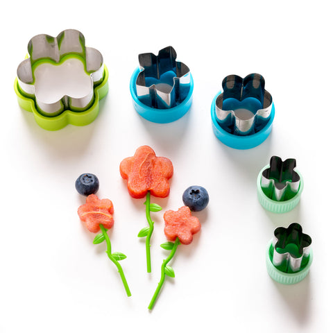 Stainless steel small cookie cutters - Flowers