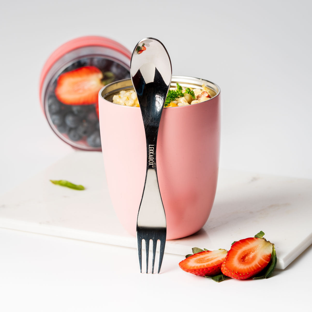 Lekkabox Stainless steel spork 19cm