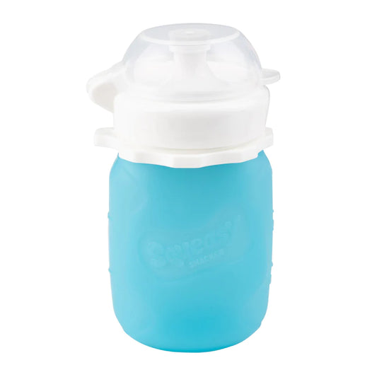 Squeasy Snacker Mini 100ml - reusable pouch blue