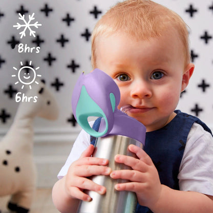 b.box Insulated Straw Bottle 350ml – Sugar Plum