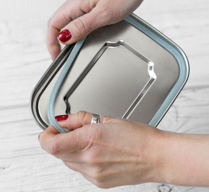 LEKKABOX Safe 800ml - Stainless Steel Lunchbox.