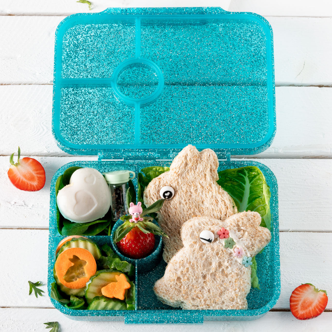 Stainless steel Sandwich Cutter Bunny - set of 3