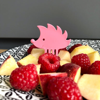 Food Picks Hedgehog - Pink