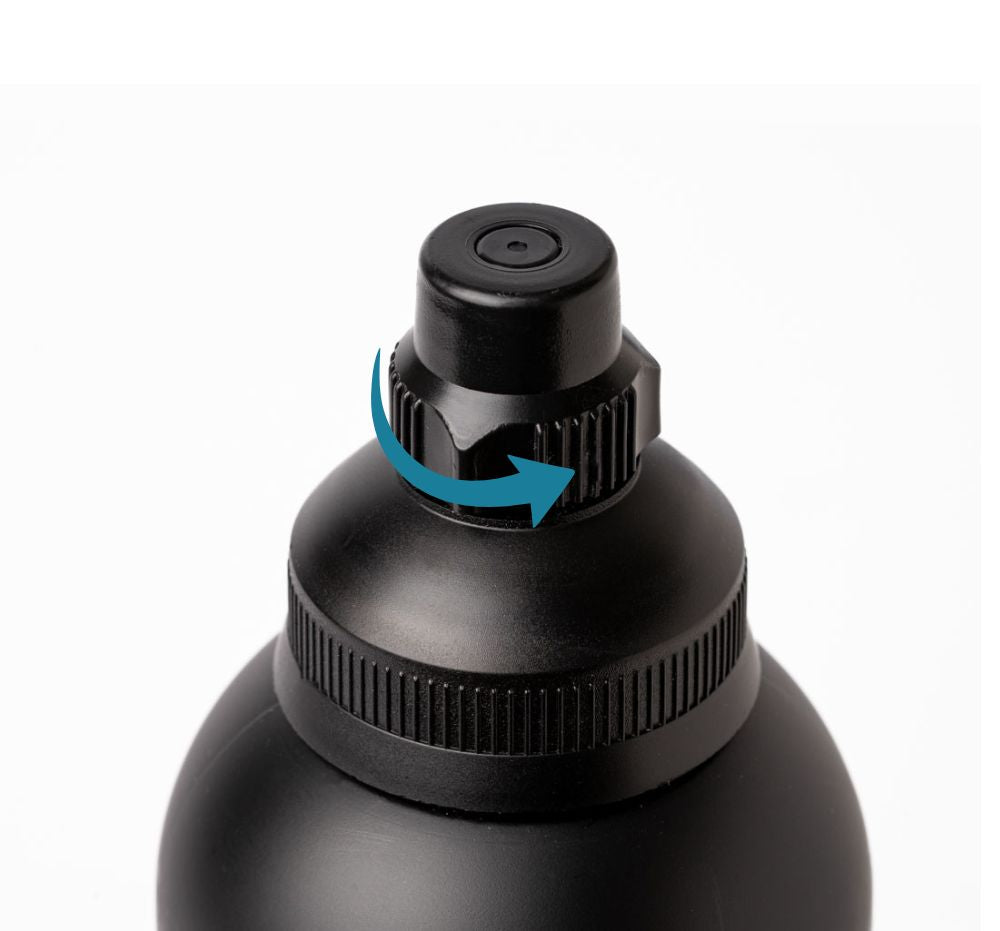 LEKKABOX Bubble - Carbonated Drink bottle 600ml Black