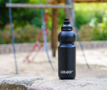 LEKKABOX Bubble - Carbonated Drink bottle 600ml Black