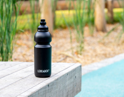 LEKKABOX Bubble - Carbonated Drink bottle 600ml Black
