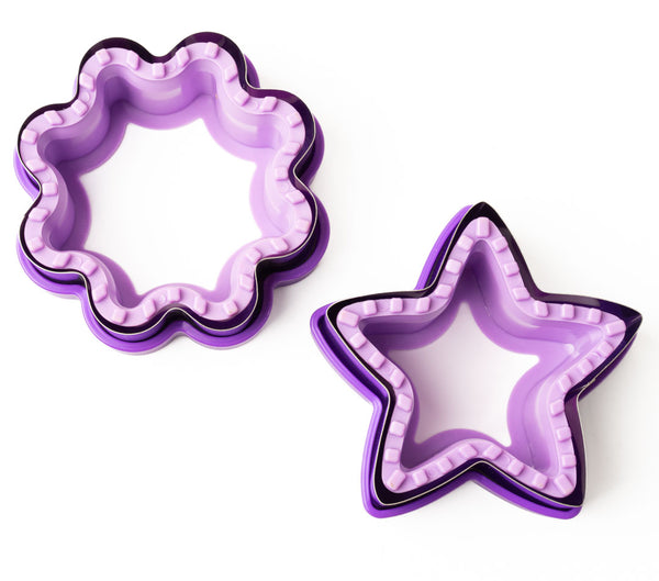Lekkabox sandwich cutter & sealer set of 2 - Star and Flower