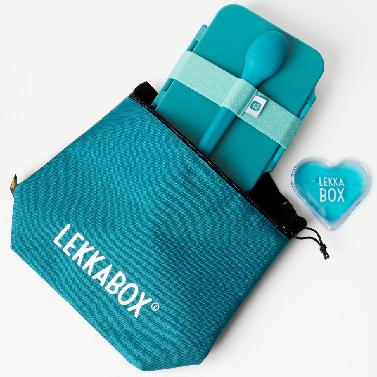 LEKKABOX Cooly Cooler bag - Petrol Blue