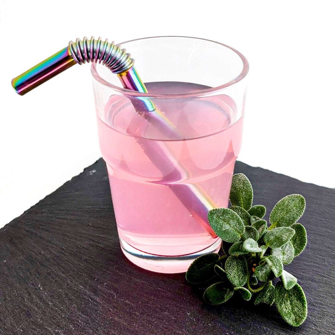 LEKKABOX Flexible Stainless Steel Straws 16cm