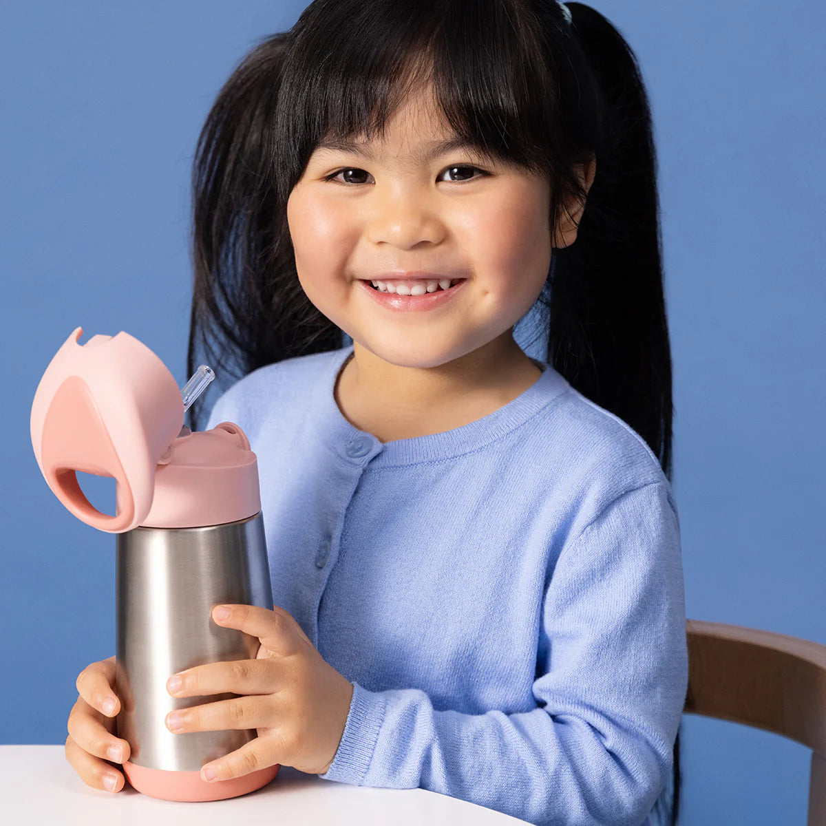 b.box Insulated Straw Bottle 350ml – Blush Crush